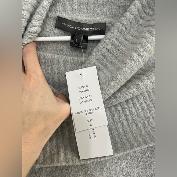 French Connection FLOSSY OFF SHOULDER JUMPER Sweater - Picture 3 of 4